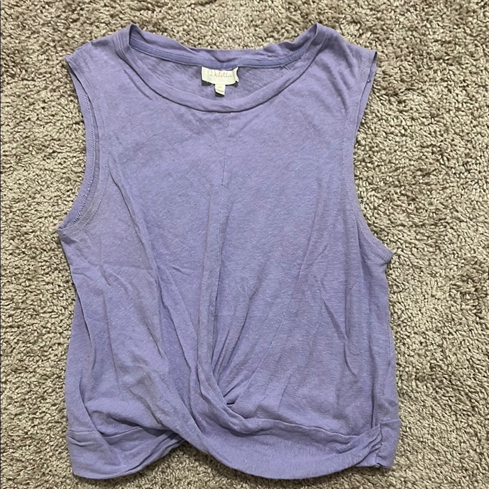 Deletta Purple Tank Top